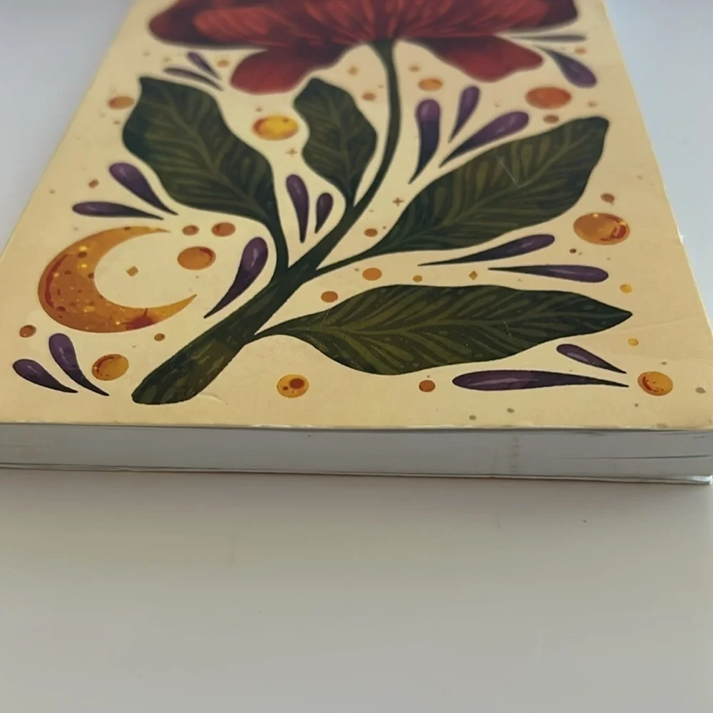 Denik Soft Cover Layflat Notebook , Journal - Burgundy Blooms  / BRAND N…